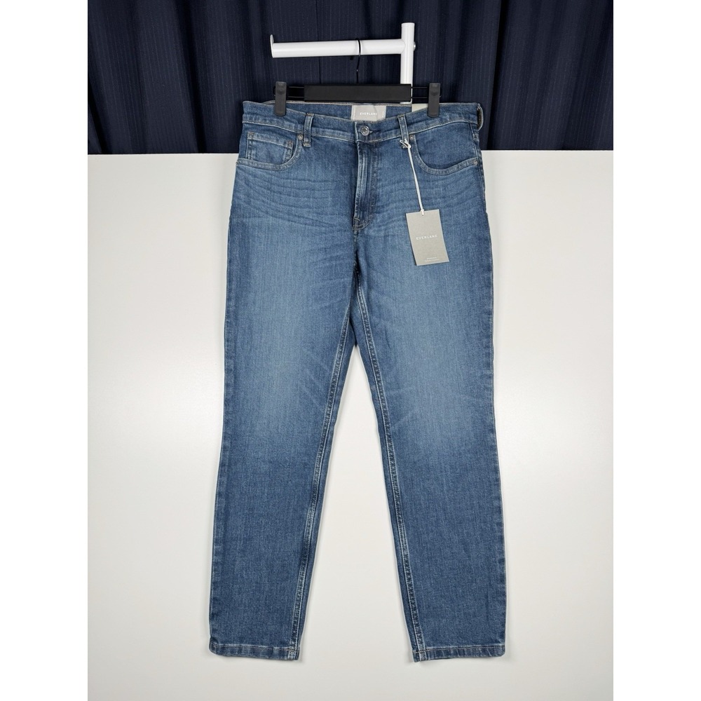 NEW - EVERLANE Jeans 31 Ankle Mid Rise Skinny Blue - Women's (26.5" Inseam)